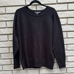French Connection Black Crewneck Classic Sweater Size 2X